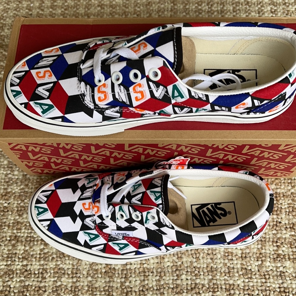 Vans Era Checker Cube Multi/True White WMNS - Picture 4 of 16